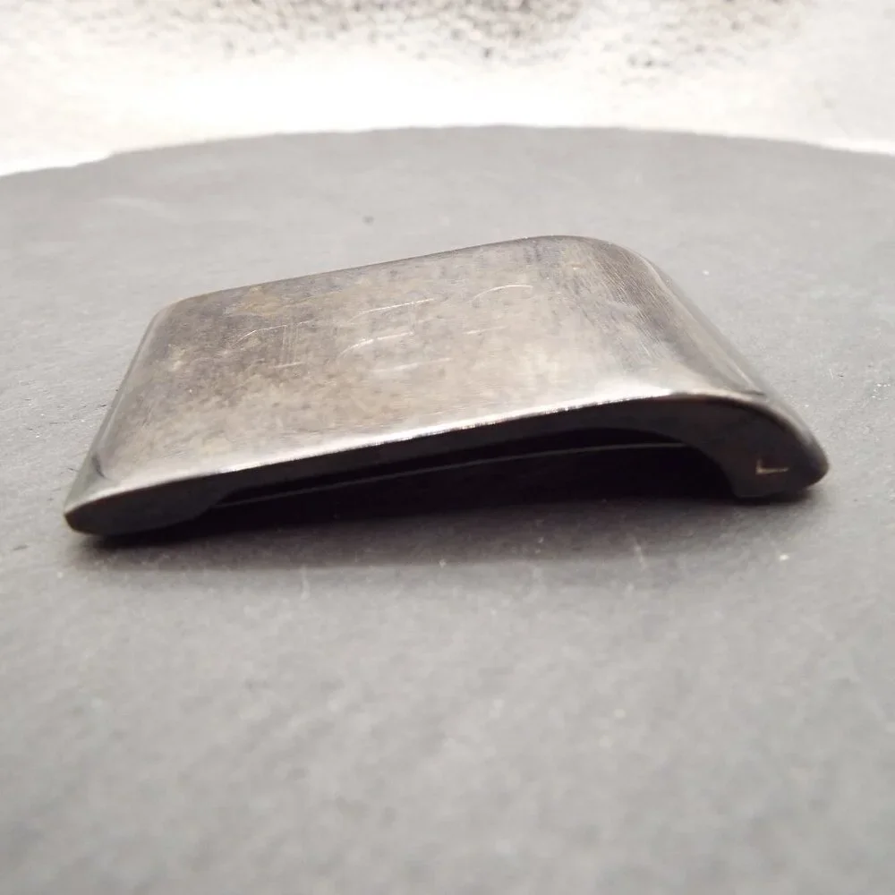 STERLING ART DECO SIMPLY ELEGANT DESIGN CONTEMPORARY MONEY CLIP B1